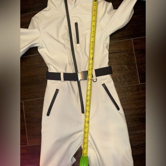 ⛄️ ZARA Ski NWT White and Black Jumpsuit SZ S - Picture 13 of 15